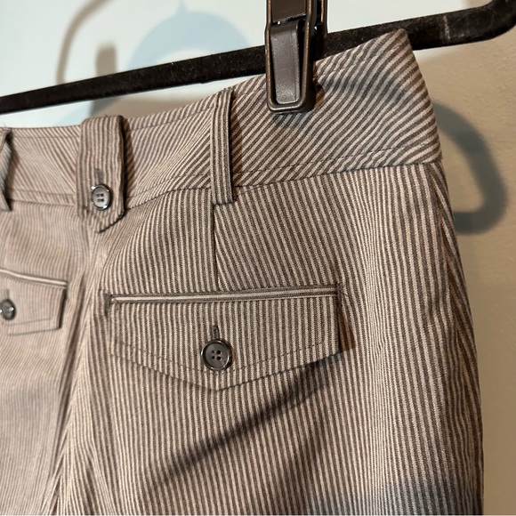 Worthington Modern Fit Grey Striped Formal/Work Board Shorts - Picture 4 of 10